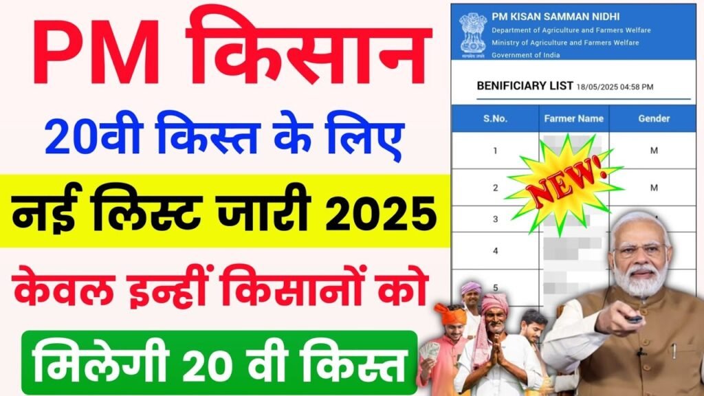 PM Kisan Beneficiary list 2025 Download