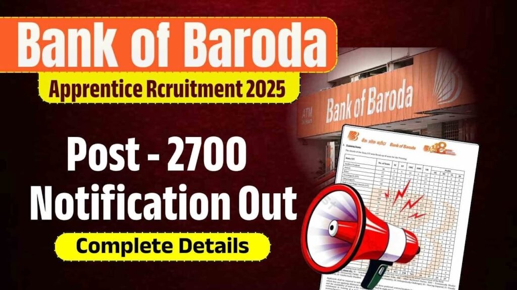 Bank of Baroda Apprentices Recruitment 2025