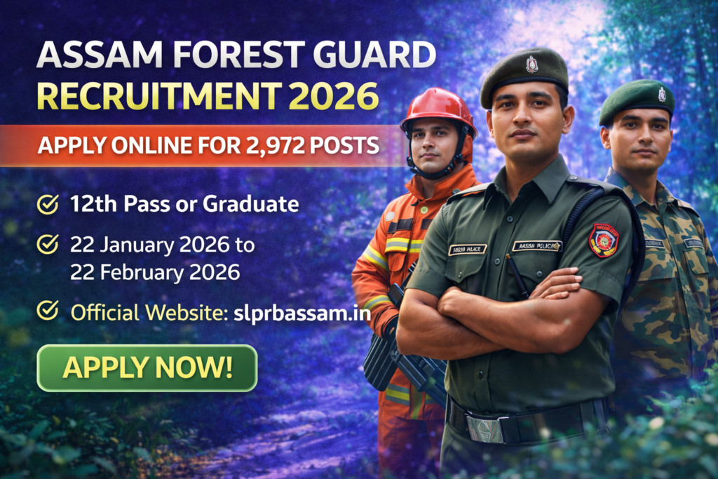 Assam Forest Guard Recruitment 2026