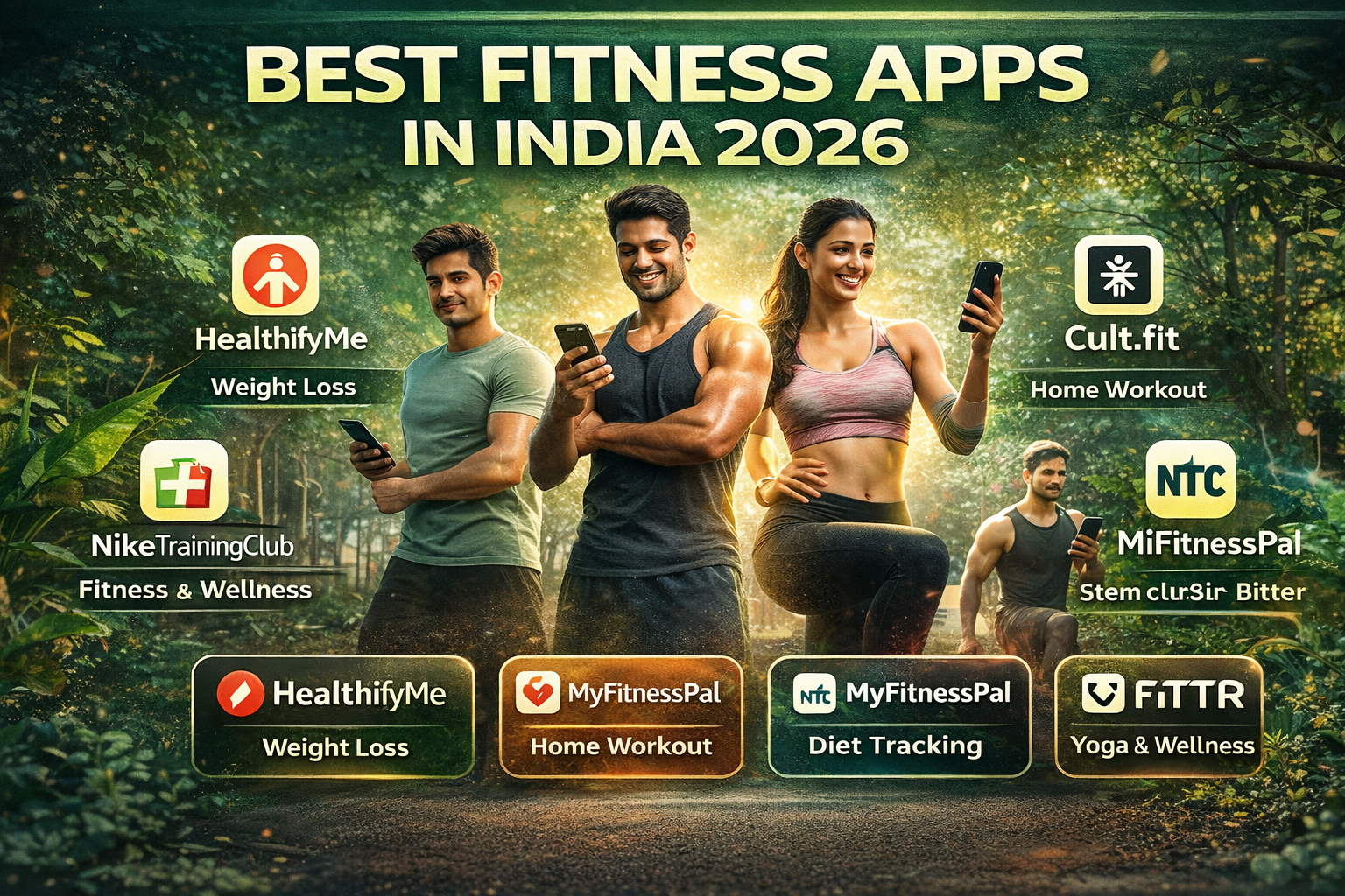 Best Fitness Apps in India 2026 - Top Workout, Diet & Wellness Apps for ...