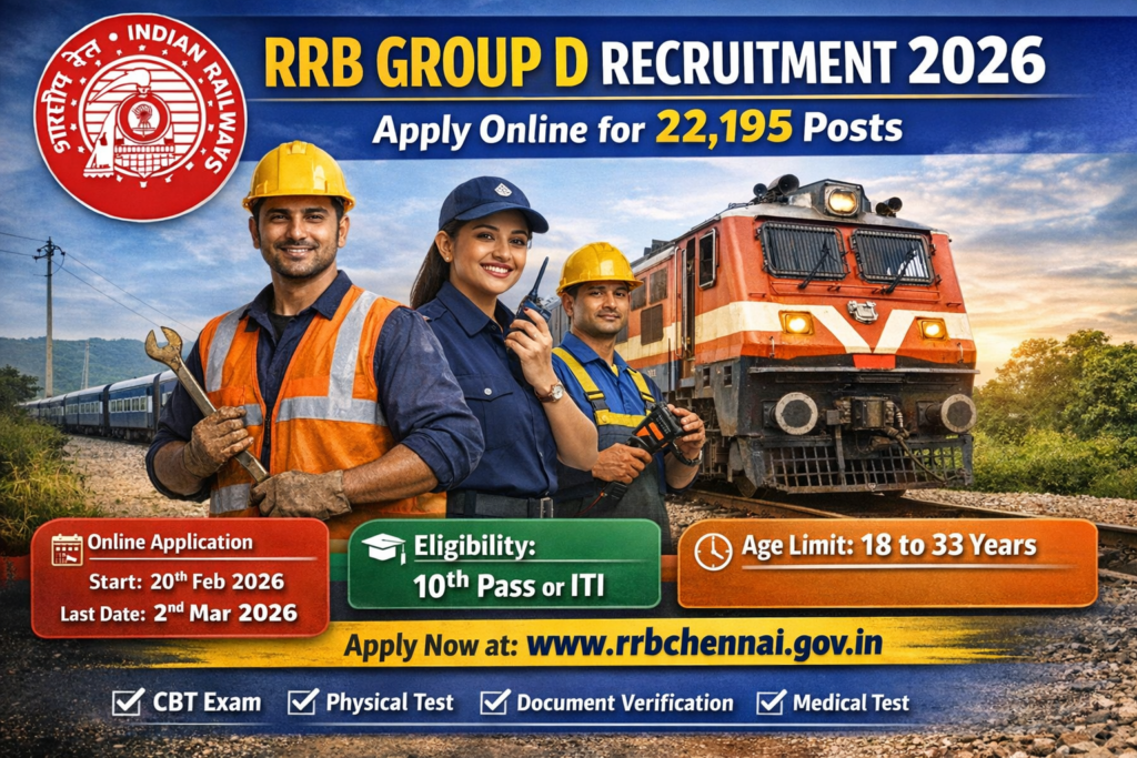 RRB Group D Recruitment 2026