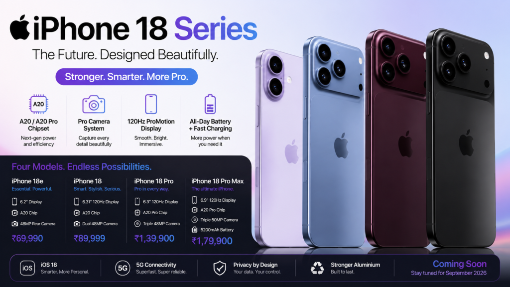 Apple iPhone 18 Series