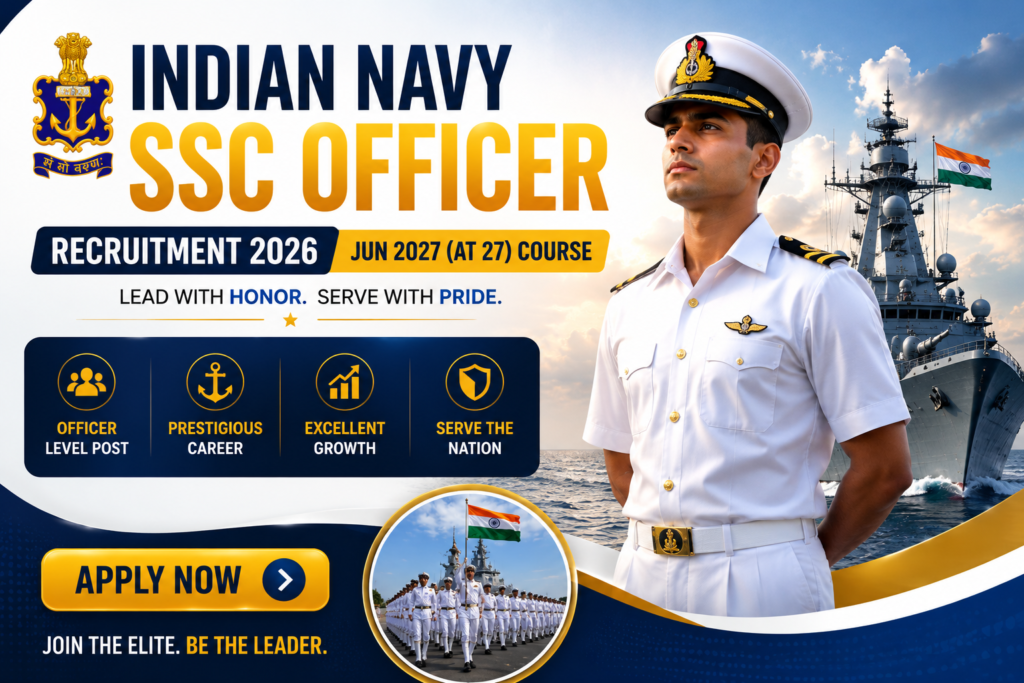 Indian Navy SSC Officer Recruitment 2026